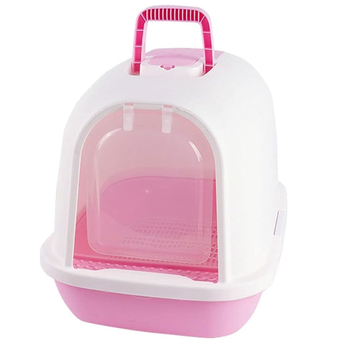 GENERICO - Arenero cerrado para gato con pala - rosado