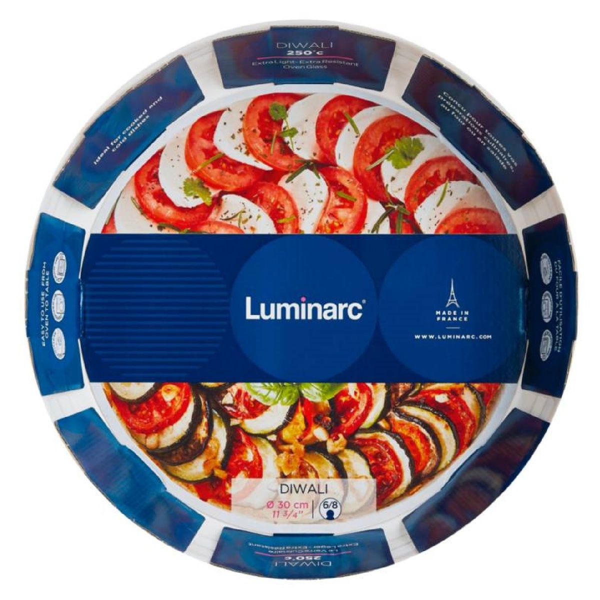 LUMINARC - Fuente redonda servir 30 cm Diwali