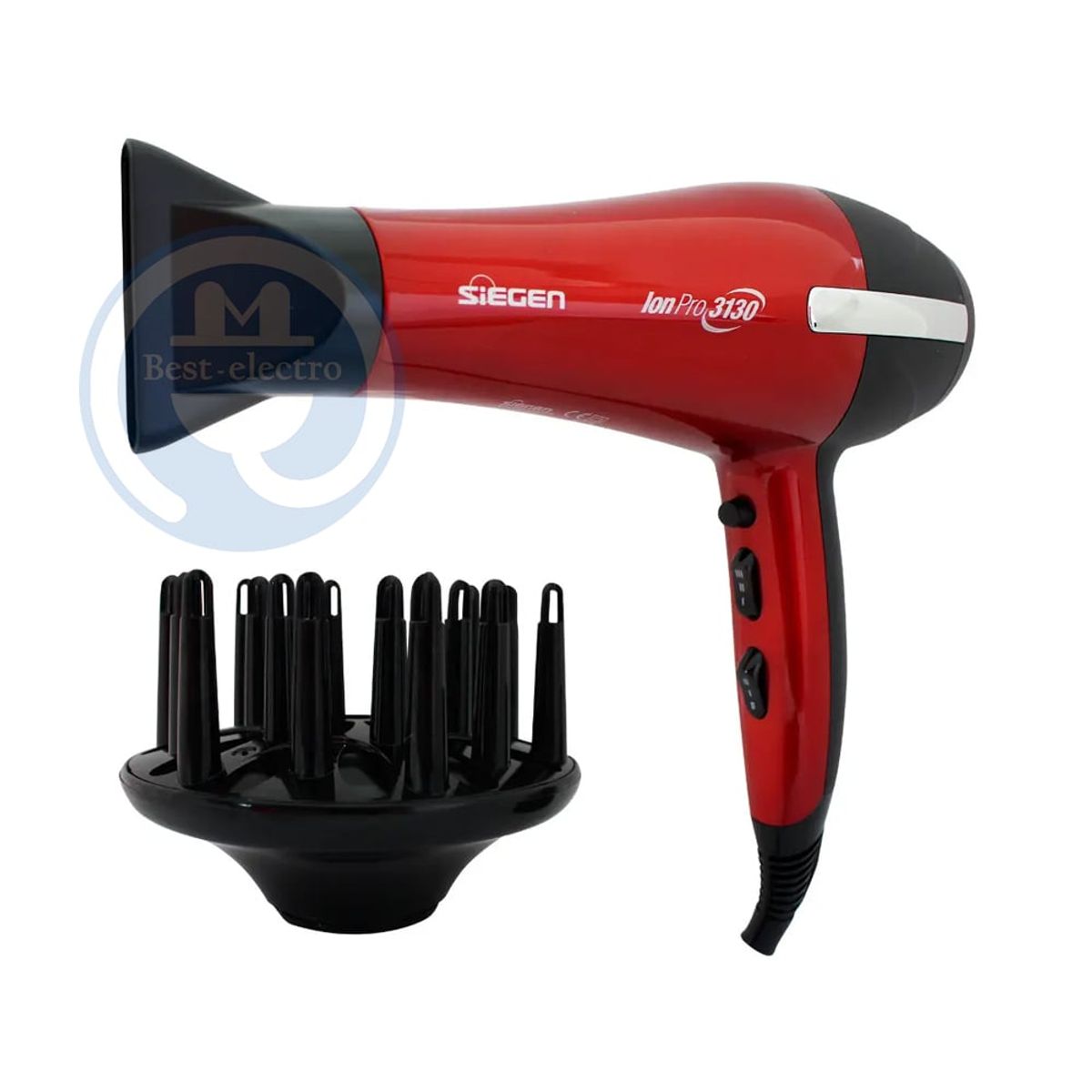 SIEGEN - Secador Siegen SG-3130R Rojo Motor AC 2200 Watts