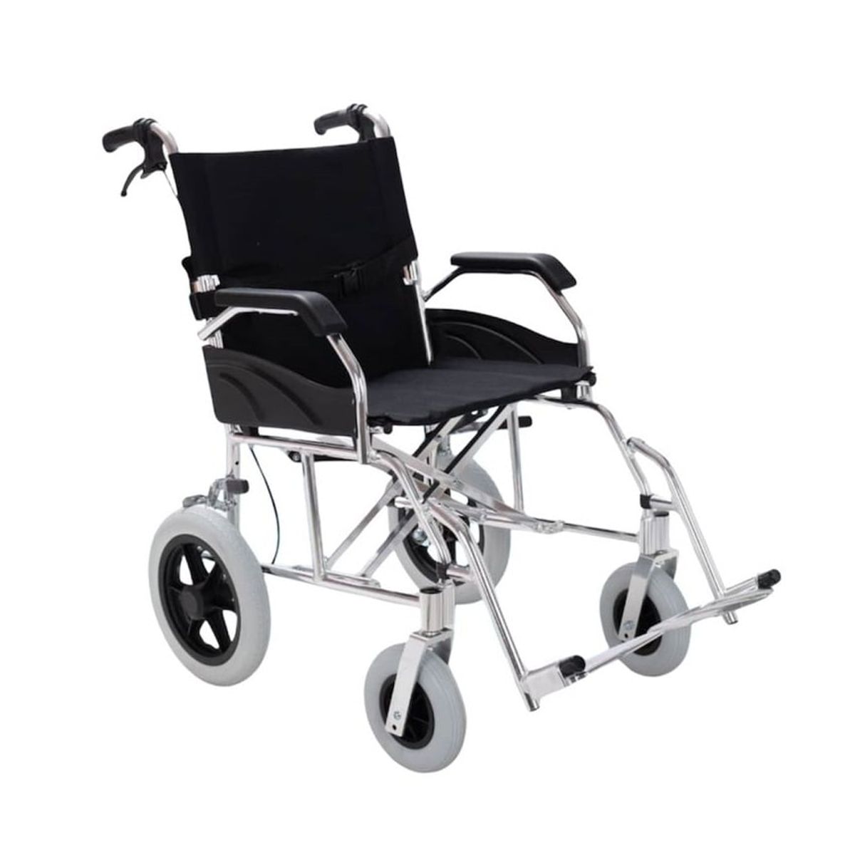 GENERICO - SILLA DE RUEDA DE PASEO ALUMINIO TIPO MALETA