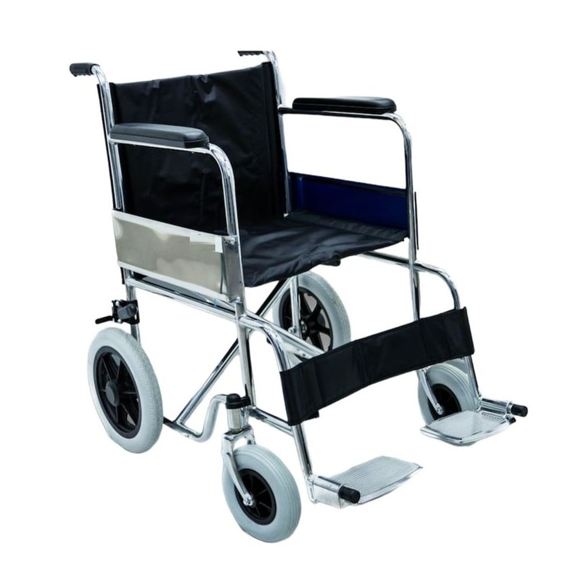 GENERICO - SILLA DE RUEDA DE PASEO CROMADO