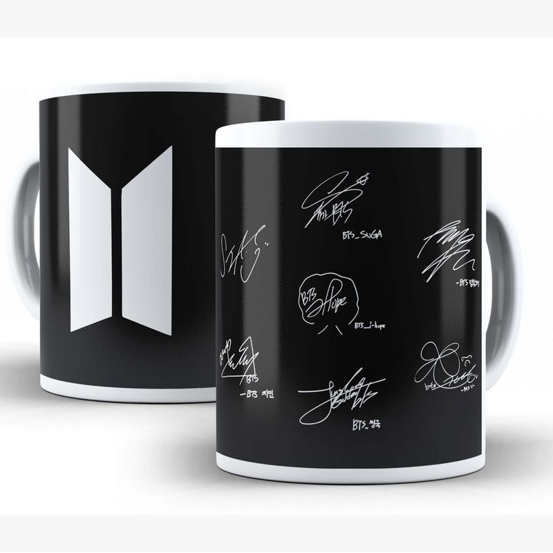 GENERICO - Tazas personalizadas -   DNuñez -Taza BTS Firmas