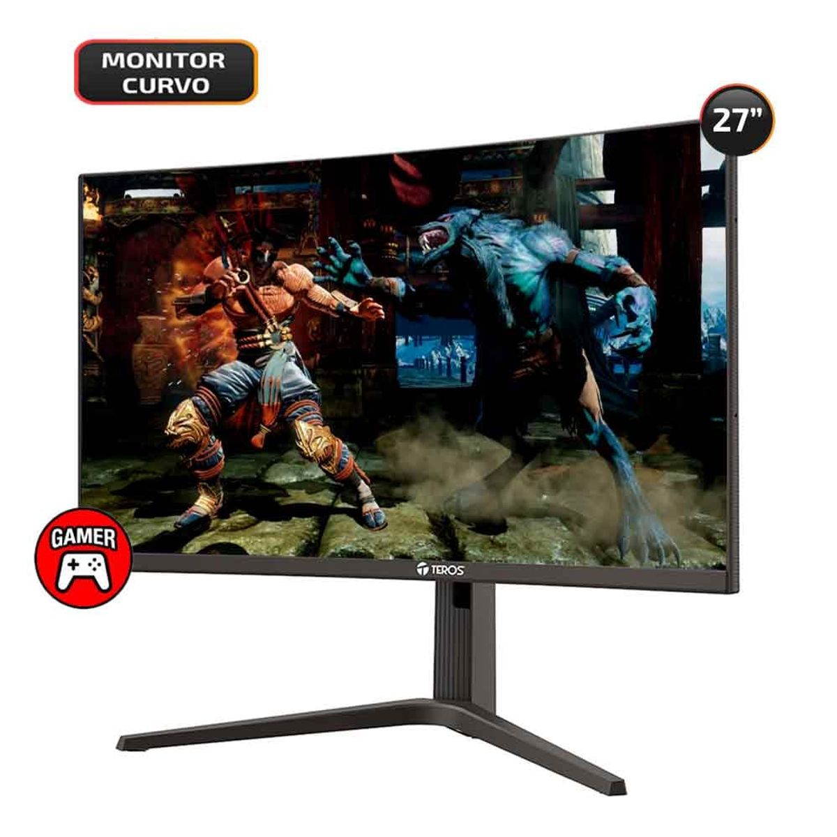 TEROS - Monitor Gamer Curvo Teros 27 IPS 180Hz 2MS FHD Vesa FreeSync TE-2760G