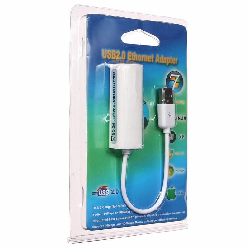 GENERICO - Adaptador Para Cable Internet Usb a RJ45