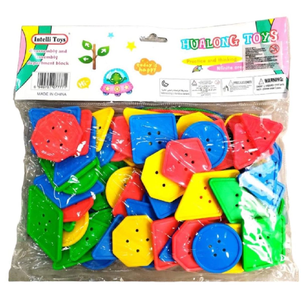 GENERICO - BOLSA DIDACTICA ENHEBRADO BOTÓN GRANDE