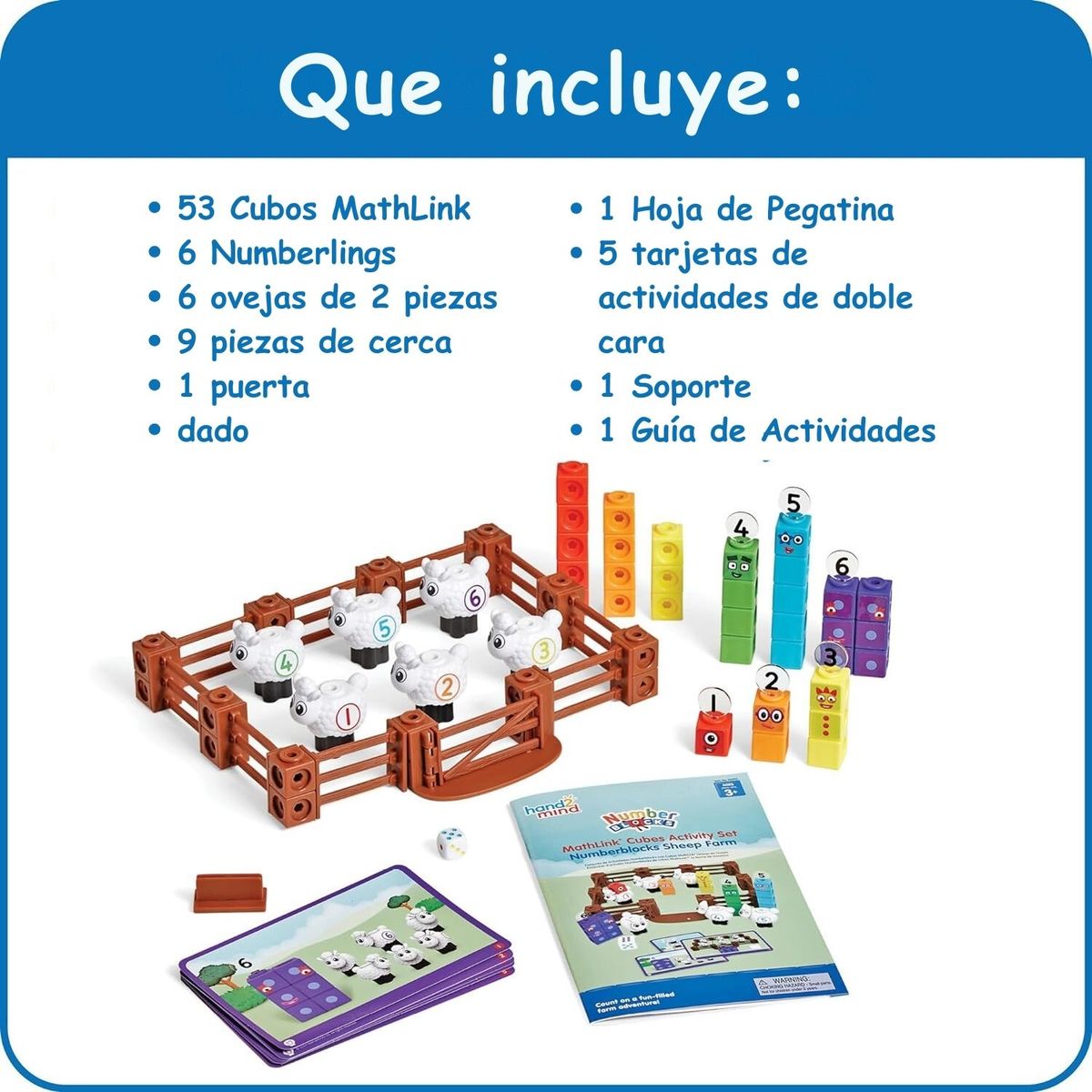 AMAZON - Numberblocks Number blocks Granja de Ovejas Original