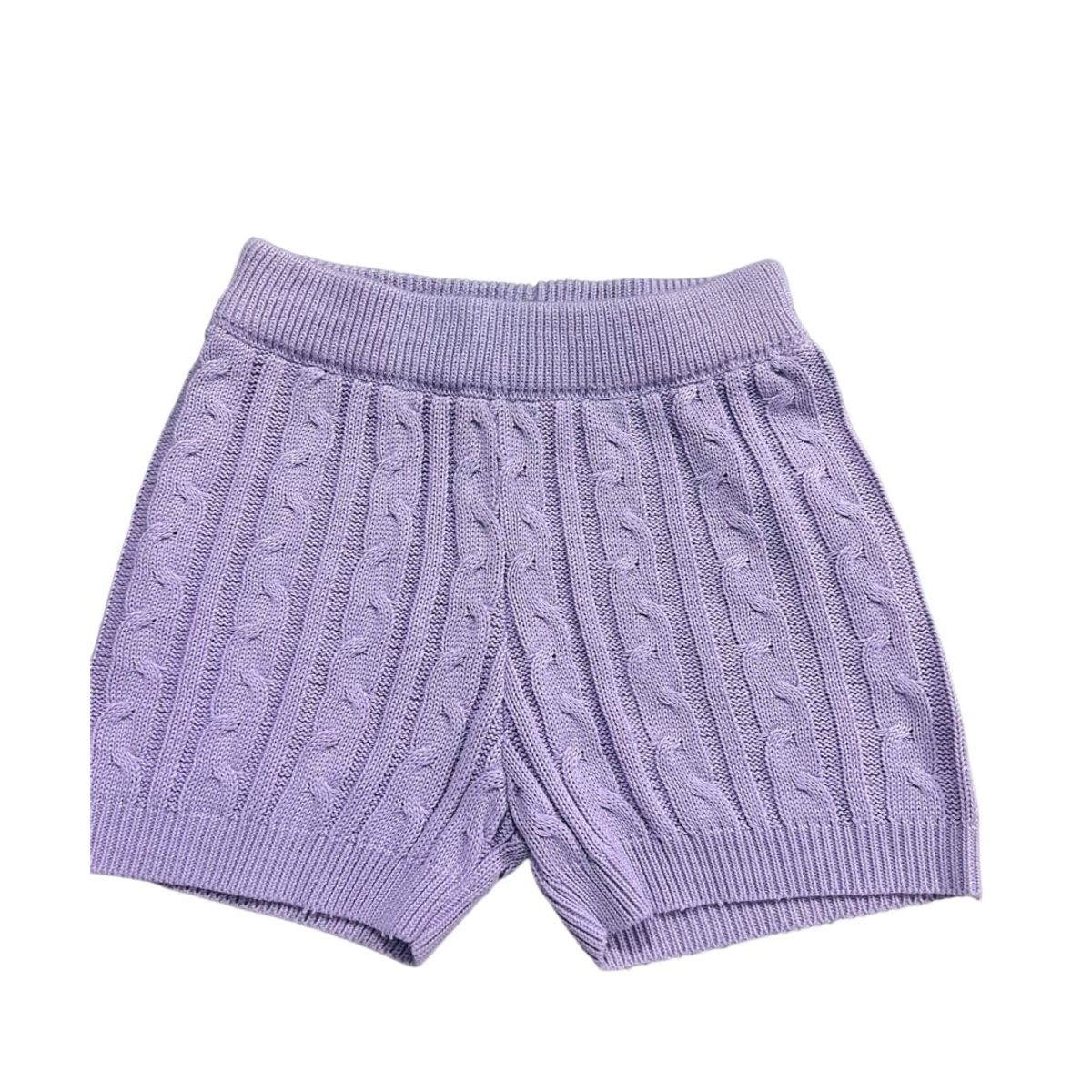 AMA OUTFITTERS - SHORT TEJIDO EN HILO LILA
