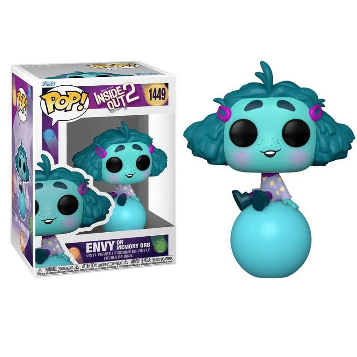FUNKO - Funko Pop Pixart Intensamente 2 - Envy on memory orb 1449