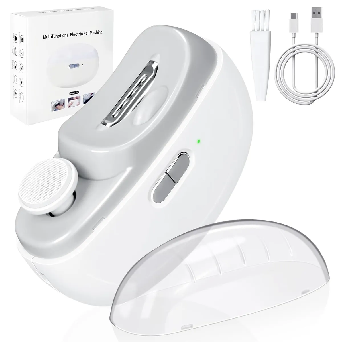 GENERICO - Cortauñas Electrico Y Limador Uñas Automatico Recargable