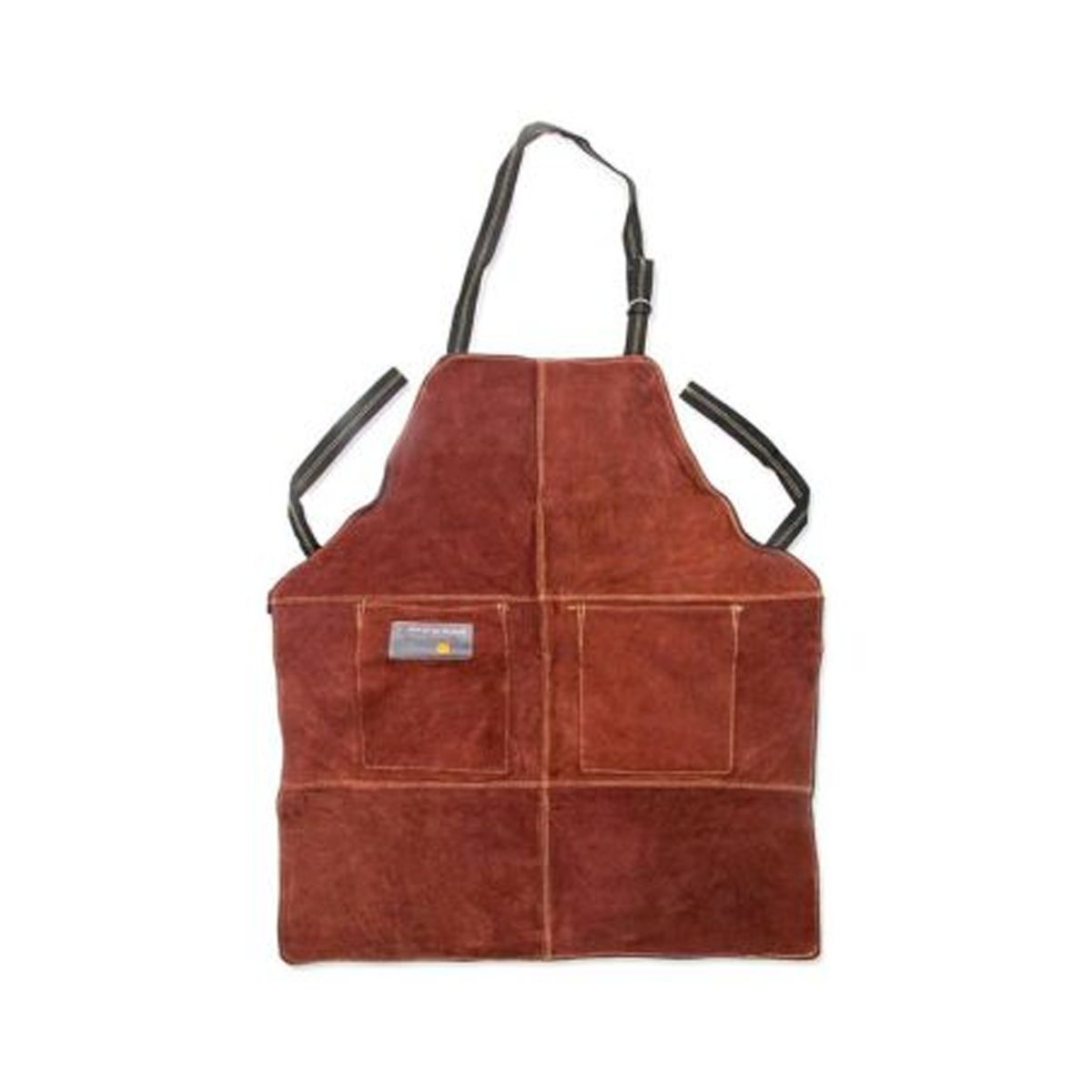 OUTSET - Mandil para Parrilla de Cuero Color Marrón