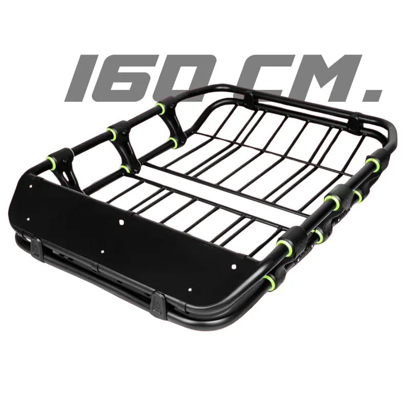 TECGO - PARRILLA DE TECHO CANASTILLA DE HIERRO DE 160CM UNIVERSAL