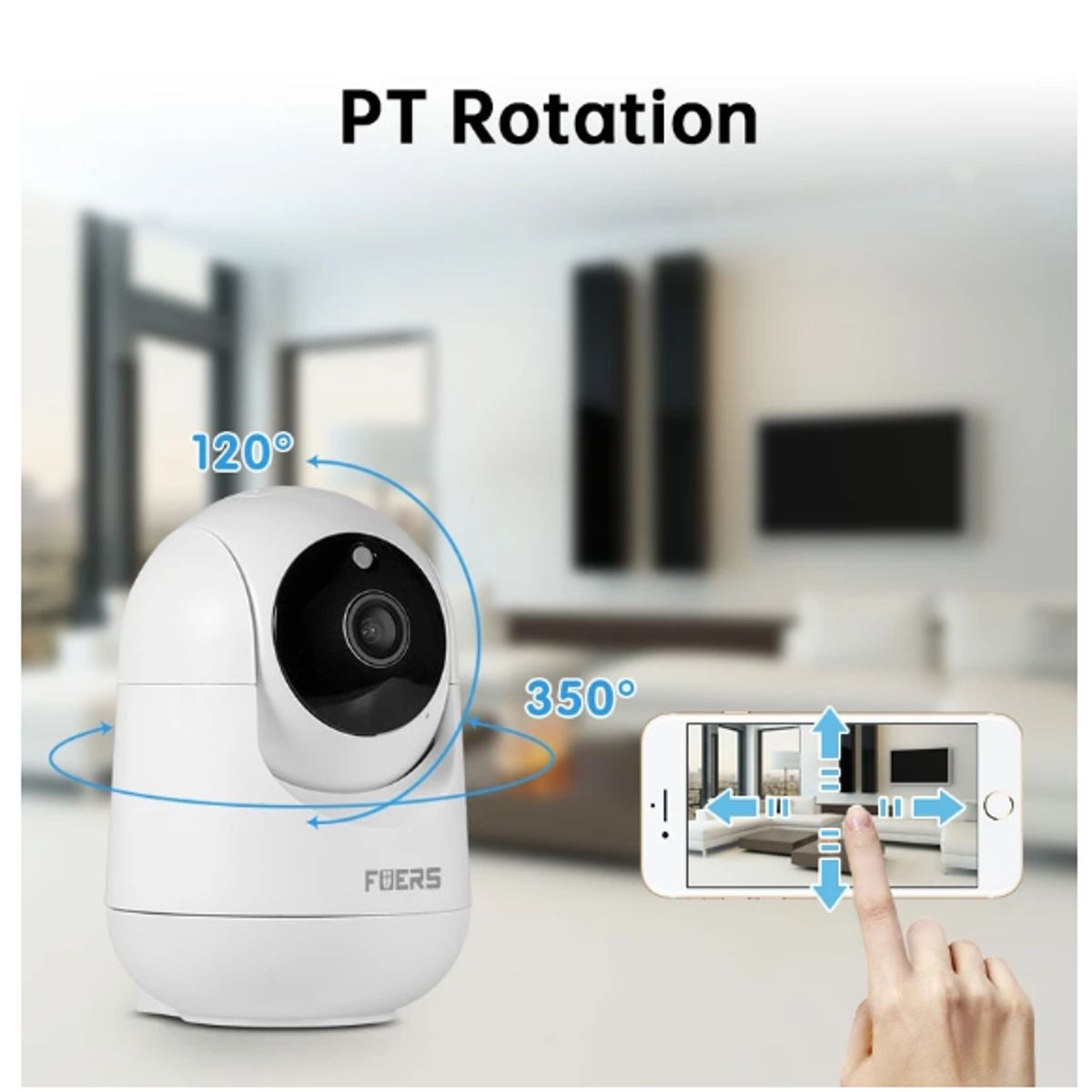 GENERICO - MONITOR DE BEBE VISION NOCTURNA WIFI HD