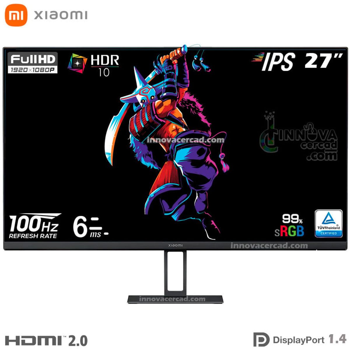 XIAOMI - Monitor Xiaomi A27I 27 Full HD 1920x1080 IPS HDR10 100HZ