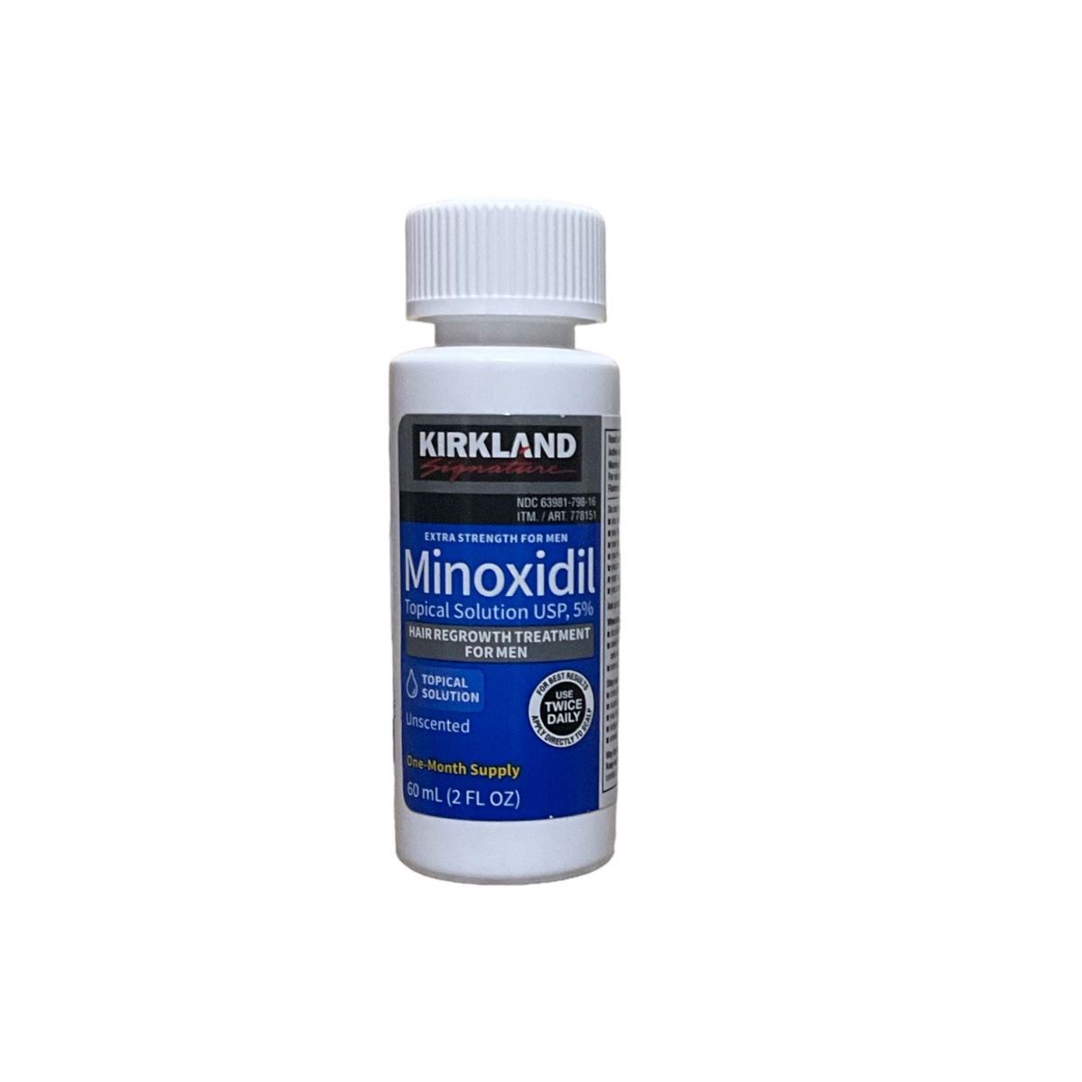 KIRKLAND - 1 Minoxidil Liquido al 5%  - 60 gr - NUEVA PRESENTACION