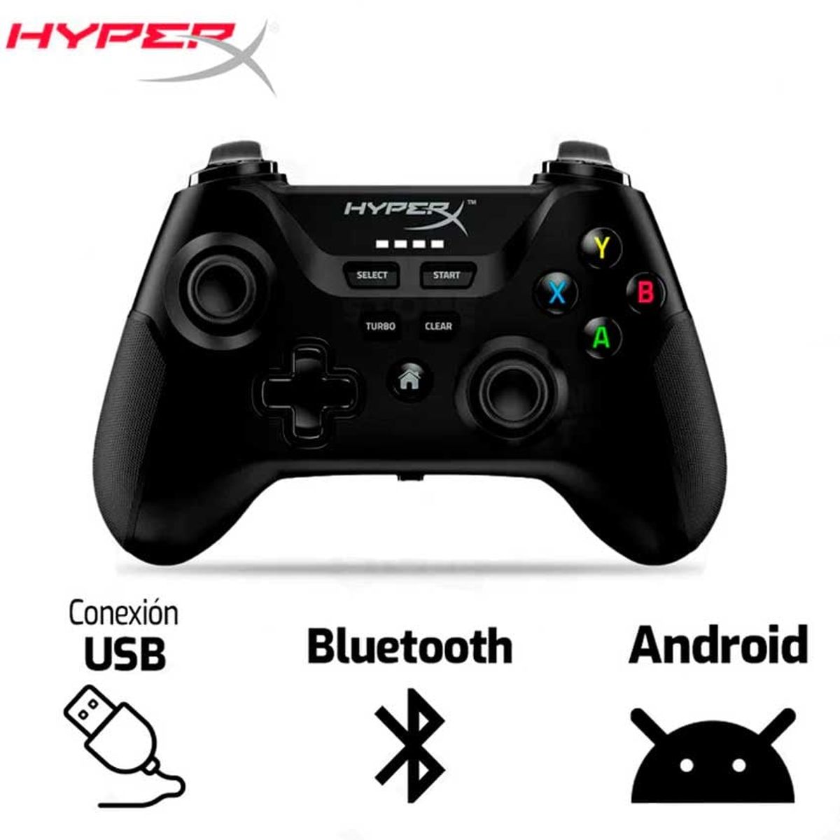 HYPERX - Gamepad HYPERX CLUTCH WIRELESS USB - BLUETOOTH PC - ANDROID
