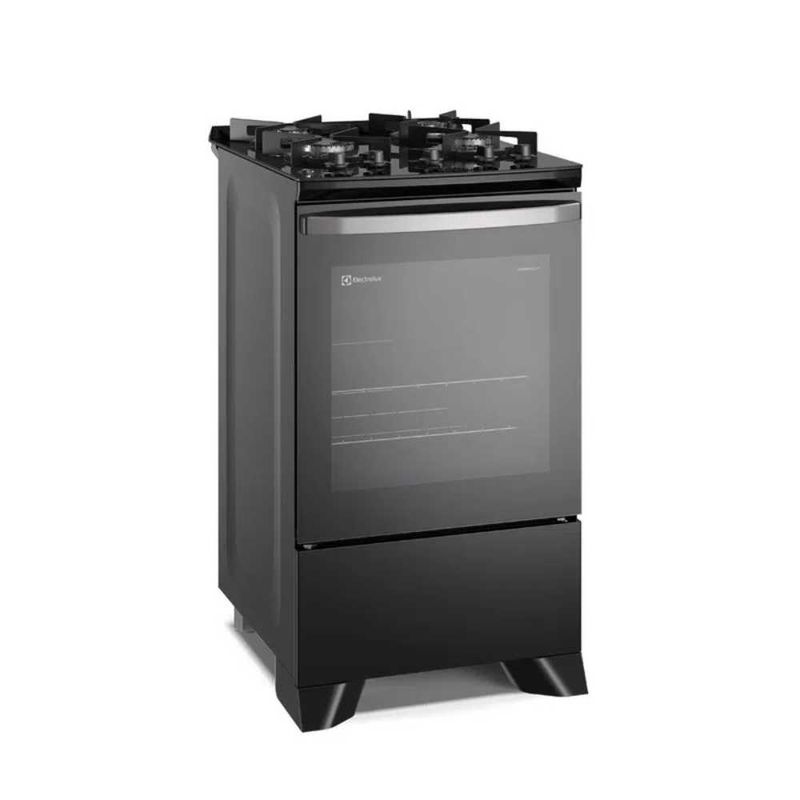 ELECTROLUX - Cocina  Electrolux Negra 4 Quemadores  FE4GP