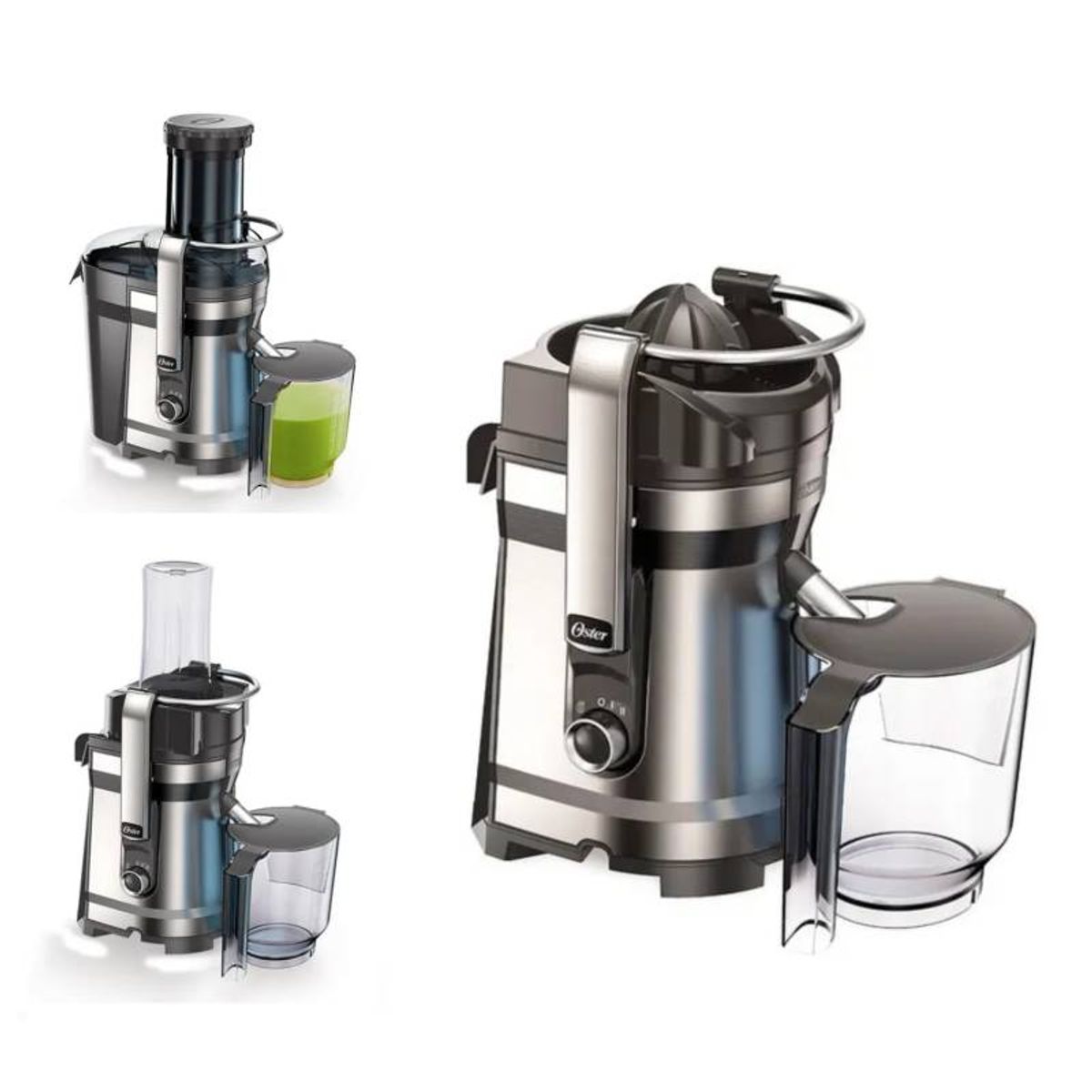 OSTER - Extractor de jugos 1.25 lt Oster 3 en 1 FPSTJE318C