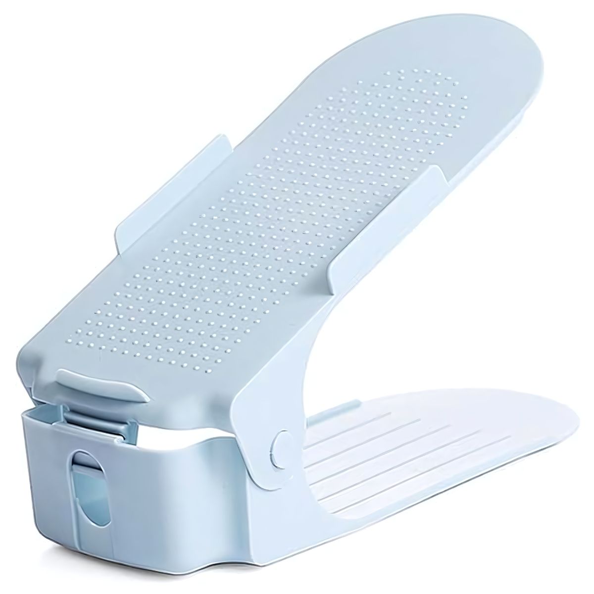 GENERICO - Set de 10 Organizadores de Zapatos de altura ajustable - Celeste - M