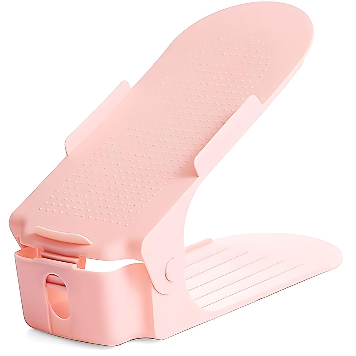 GENERICO - Set de 10 Organizadores de Zapatos de altura ajustable - Rosa - M