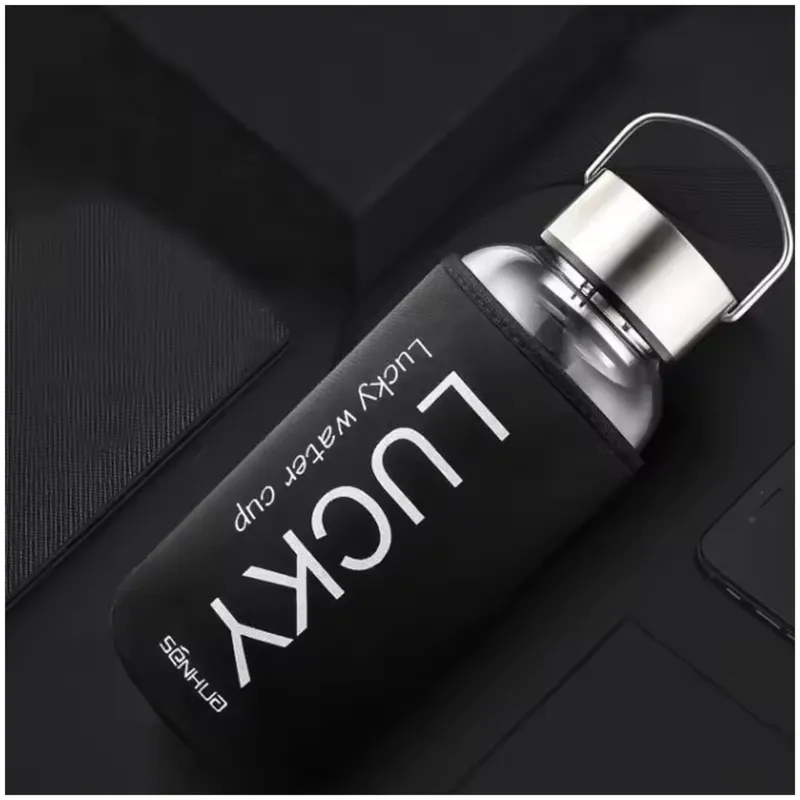 INSPIRA MARKET - Botella Tomatodo Deportiva de Vidrio 1500 ml