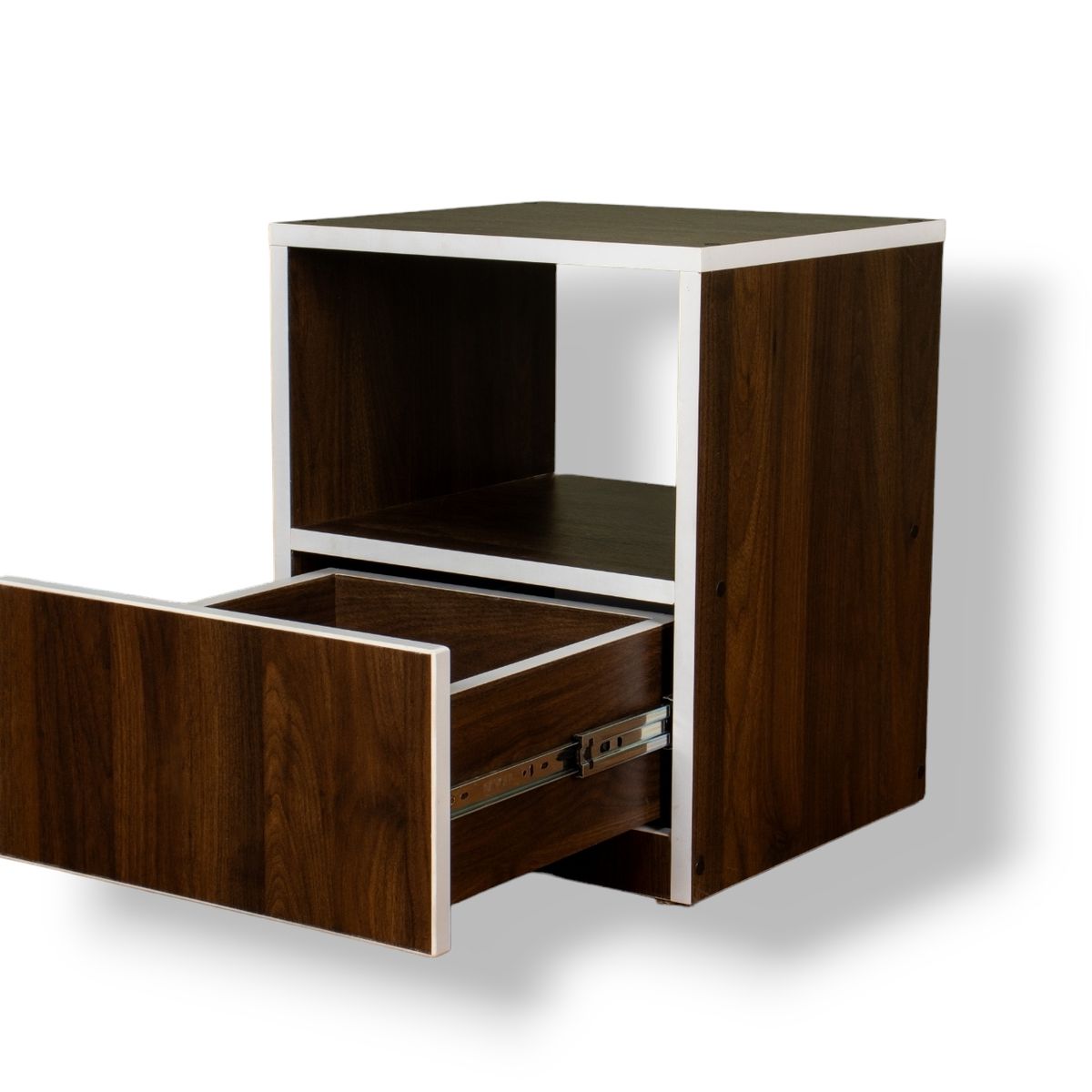 MUEBLES MACRUMO - Velador 1 cajón Color Pignetto