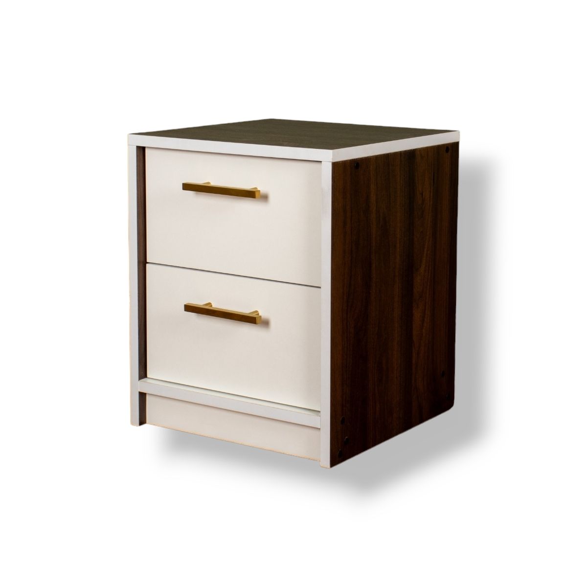 MUEBLES MACRUMO - Velador 2 cajones Color Pignetto