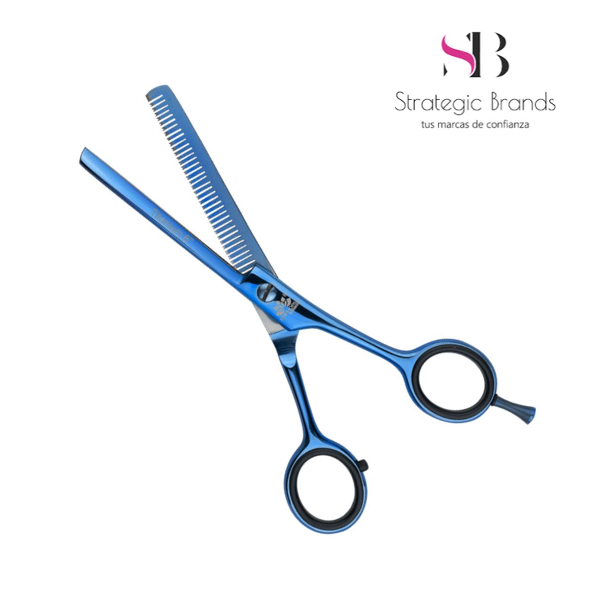 EUPHORIA - Tijera de Corte Profesional PULIDORA 6 Azul