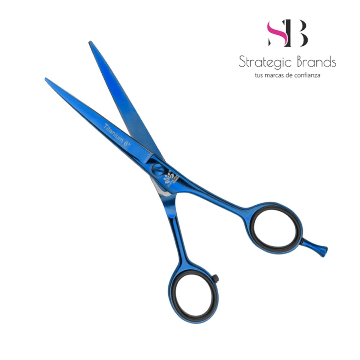 EUPHORIA - Tijera de Corte Profesional MICRODENTADA 6 Azul