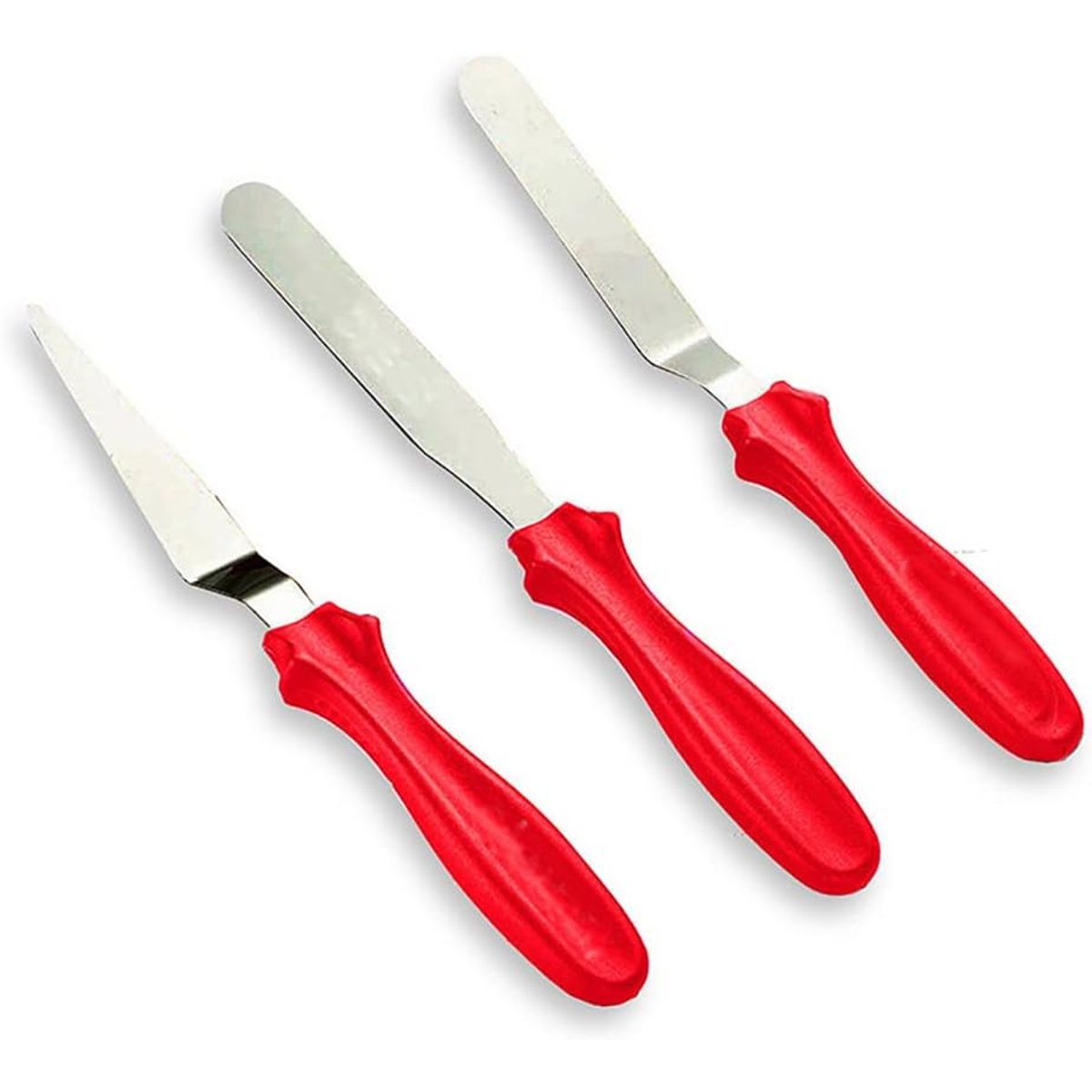GENERICO - Set de 3 espatulas de reposteria