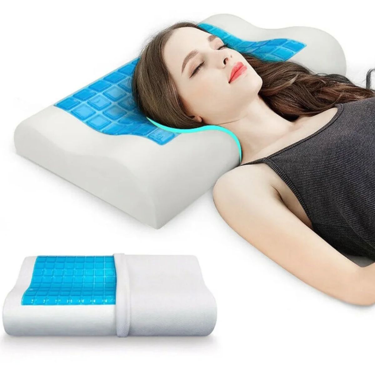OEM - Almohada Viscoelastica Cervisal Ortopedico de Gel.