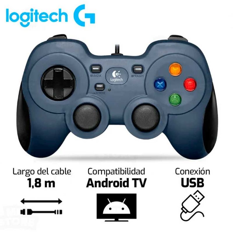 LOGITECH - Gamepad Logitech F310 Usb Pc - Android Tv
