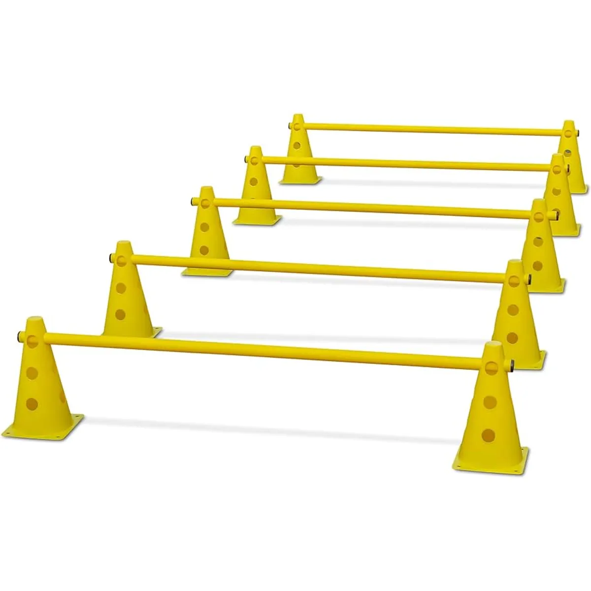 GENERICO - Kit Cono+Valla (12 conos + 6 vallas) 45cm