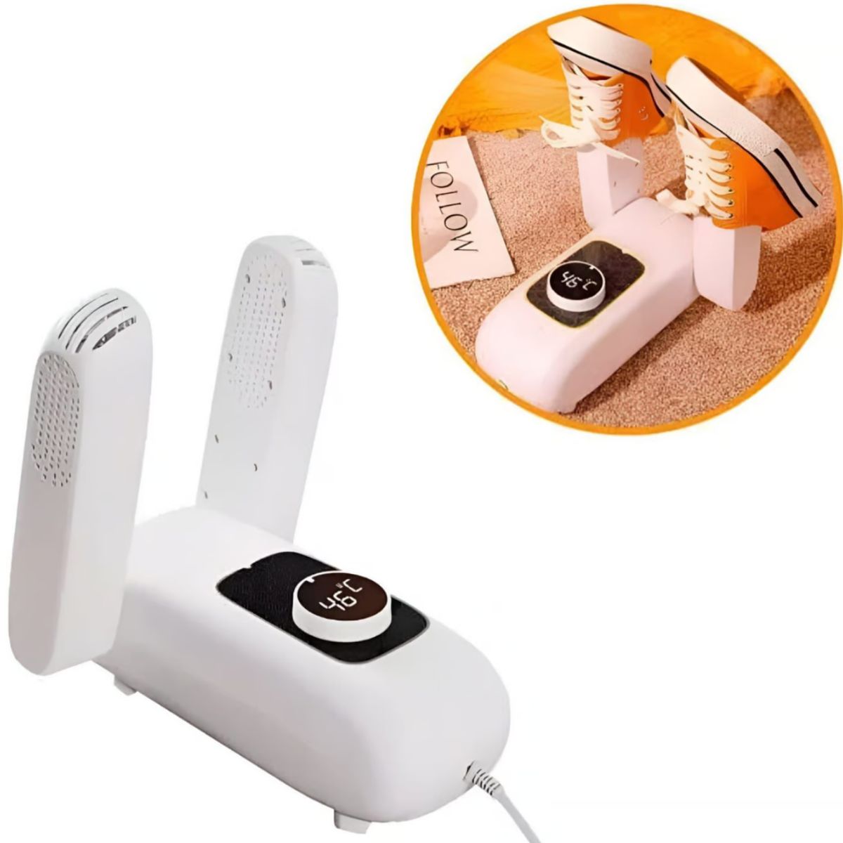 GENERICO - Secador de Calzado Eléctrico Portátil Pegable