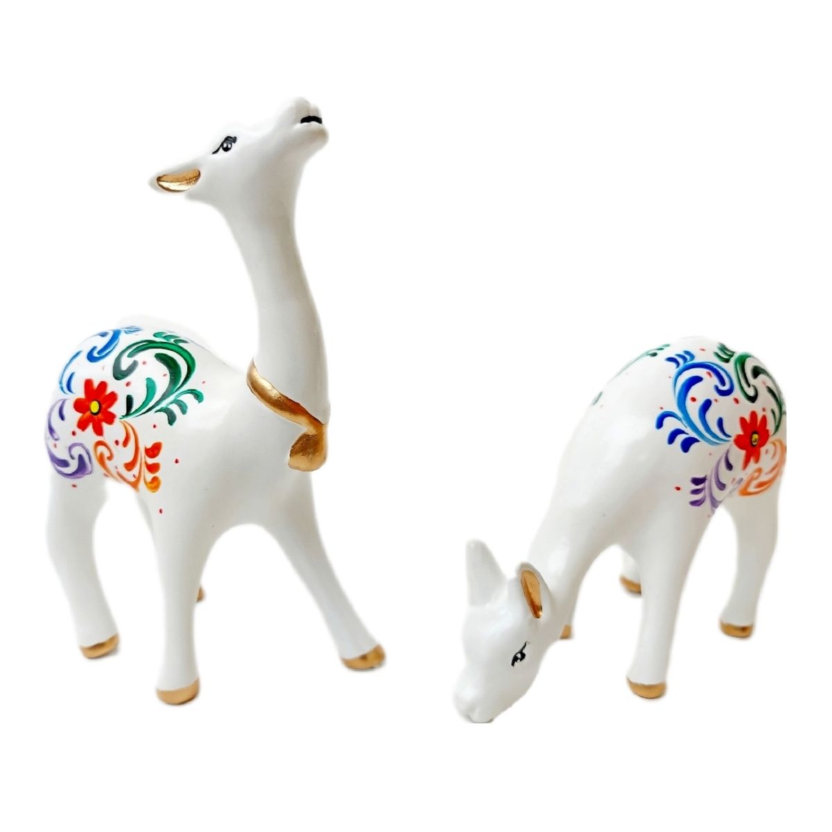 GENERICO - Pareja de vicuñas blanco