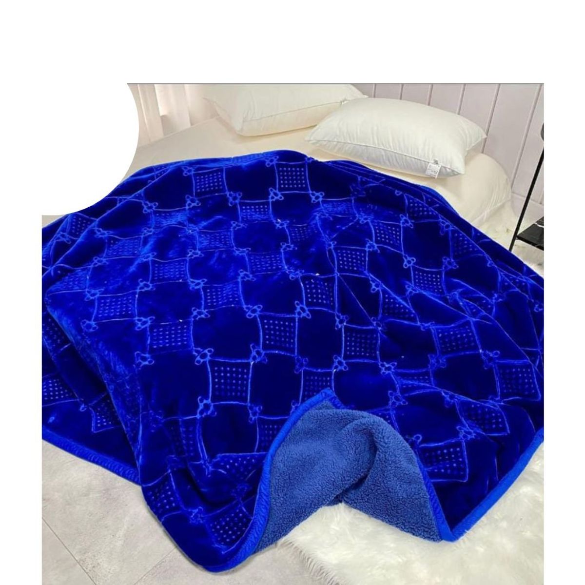 GOLDSUN - FRAZADA ATERCIOPELADA GOLDSUN RELIEVE CON CARNERO