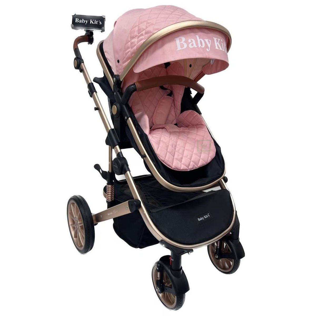 BABY KITS - Coche Moisés Baby Kits Milán II Edición 2023 Rosado