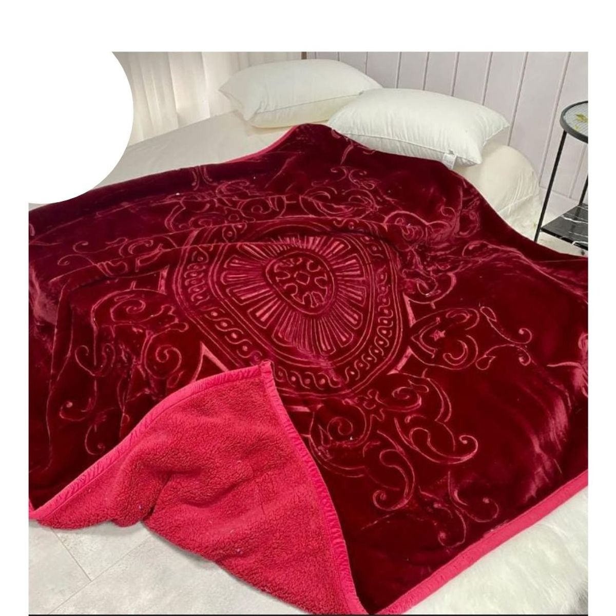 GOLDSUN - FRAZADA ATERCIOPELADA GOLDSUN RELIEVE CON CARNERO