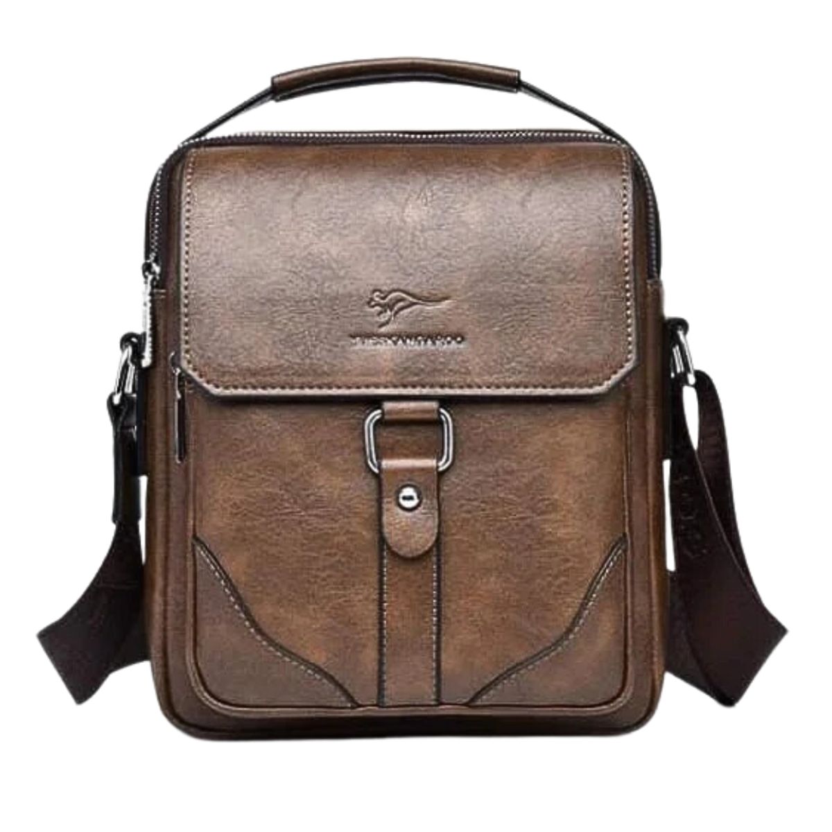 INSPIRA MARKET - Morral Bolso para Hombre Elegante Cuero PU