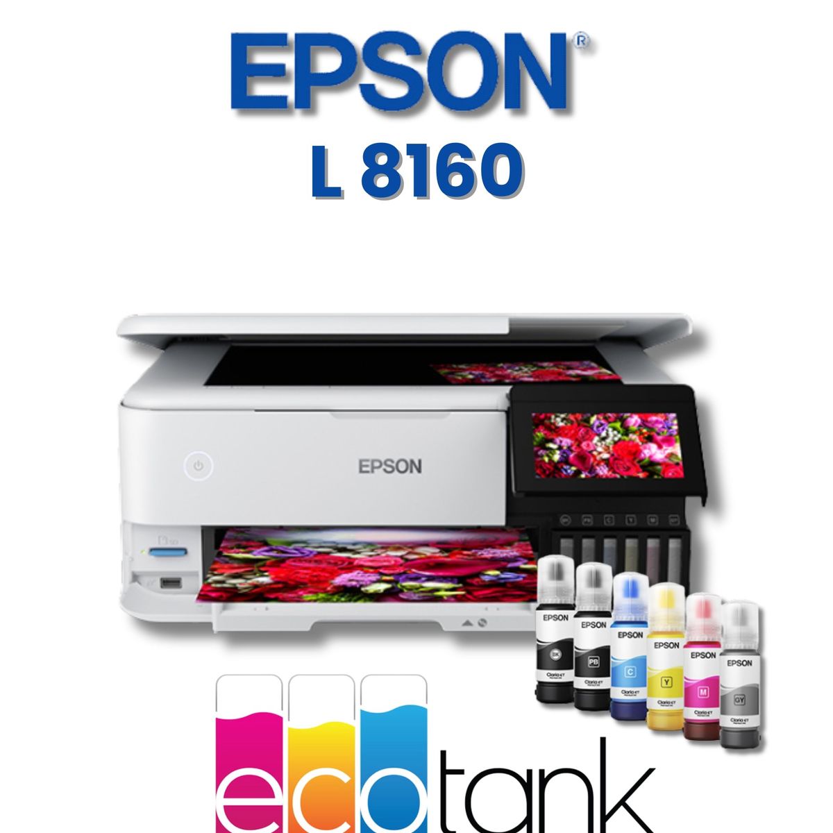 EPSON - IMPRESORA MULTIFUNCIONAL FOTOGRÁFICA EPSON ECOTANK L8160