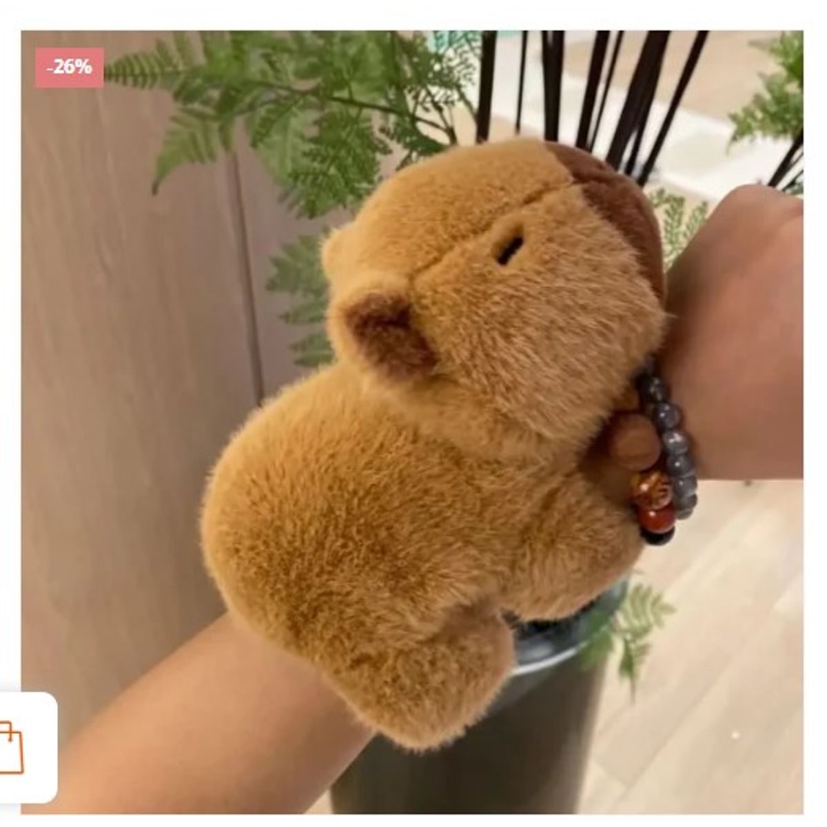 GENERICO - Peluche Capibara Pulsera grande kawaii