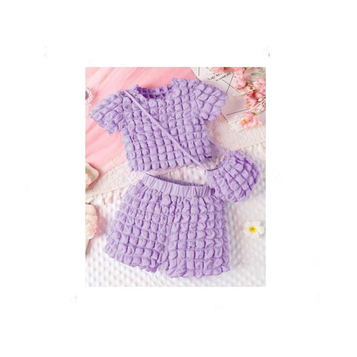 GENERICO - CONJUNTO 2 PIEZAS + BOLSO para niña 18-24 Meses