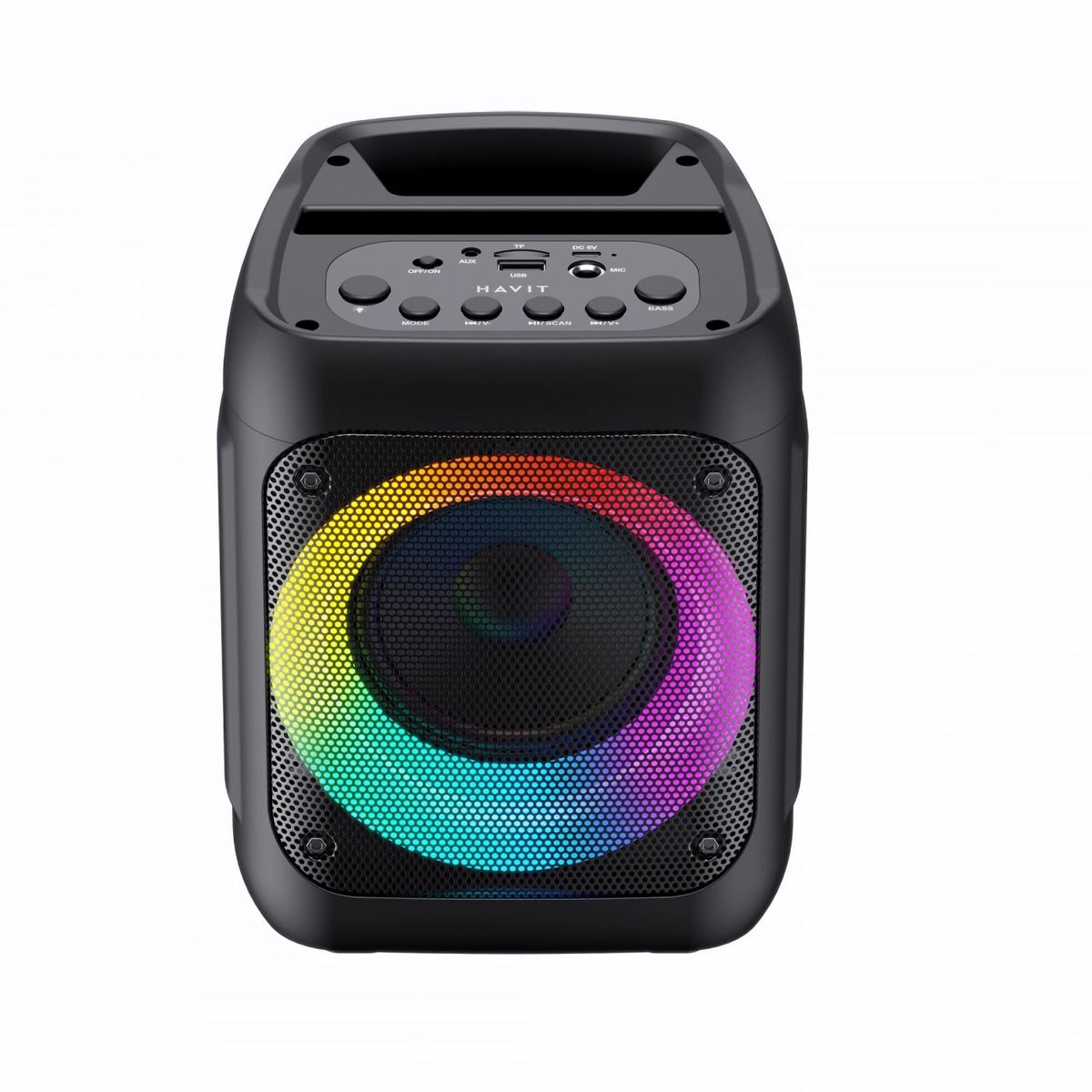 HAVIT - Parlante Portatil Bluetooth HAVIT SQ133BT RGB Ideal para exteriores