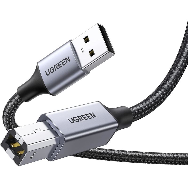 UGREEN - Cable Premium Impresora 3m USB-A a USB-B US369 - 80804