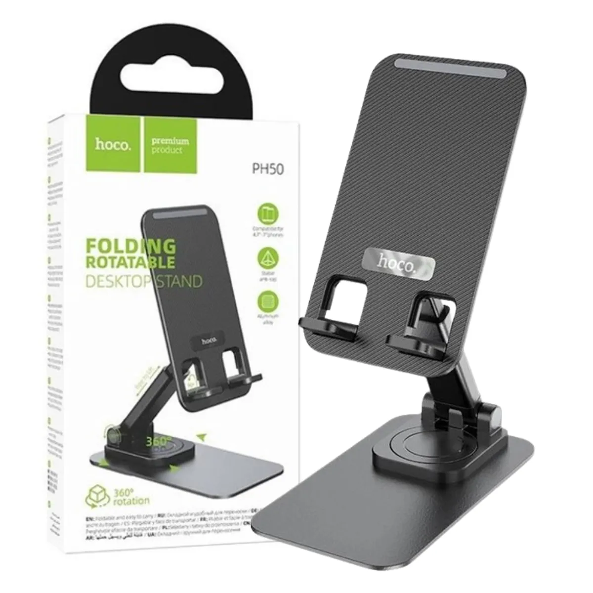 HOCO - Soporte plegable para cCelular y Tablet  de escritorio Hoco PH50