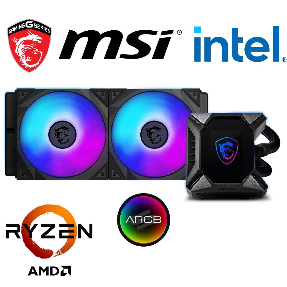 MSI - Refrigeracion líquida para CPUs MSI MPG CORELIQUID K240