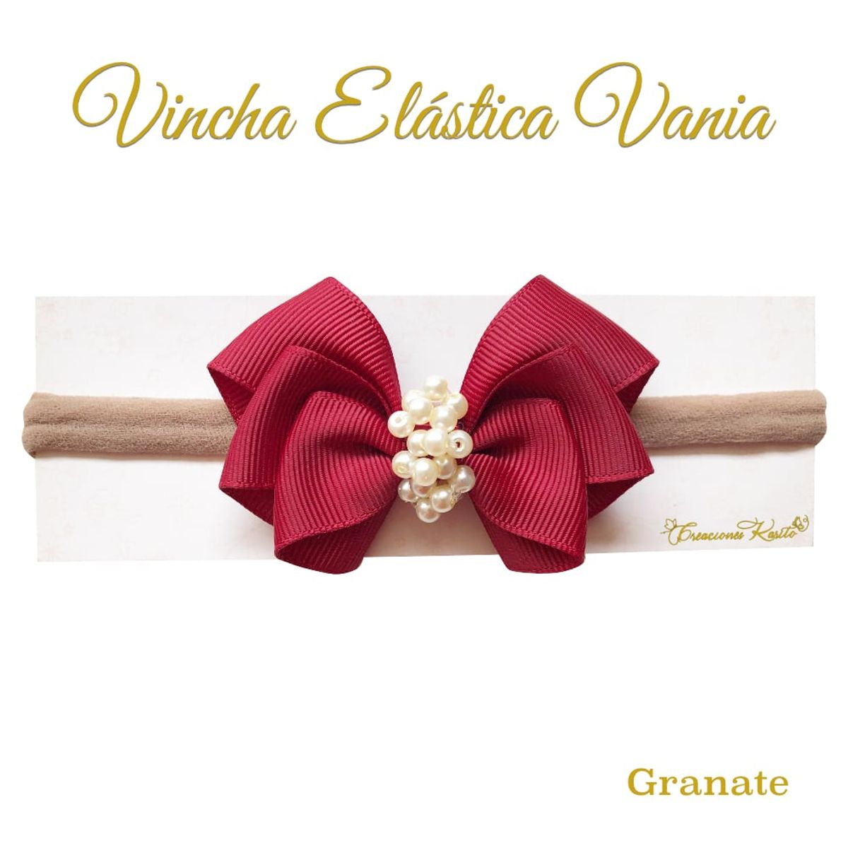 GENERICO - Vincha para bebé modelo Vania