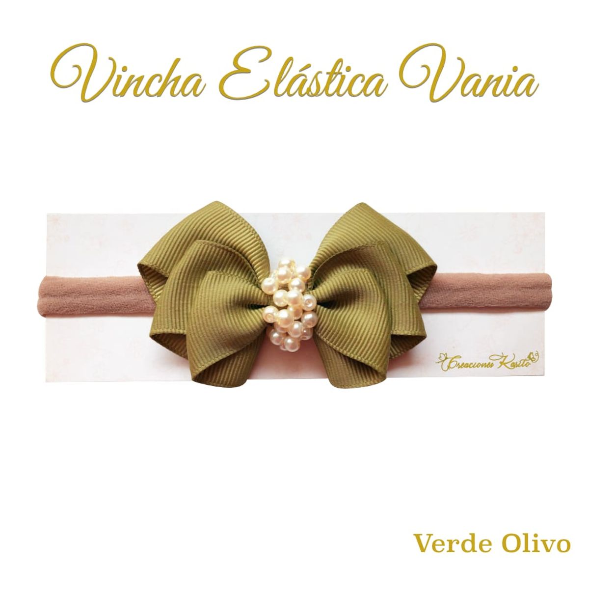 GENERICO - Vincha para bebé modelo Vania