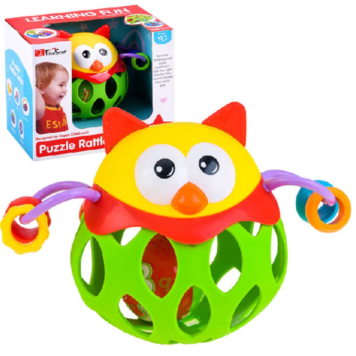 GENERICO - Juguete Sonajero Buho