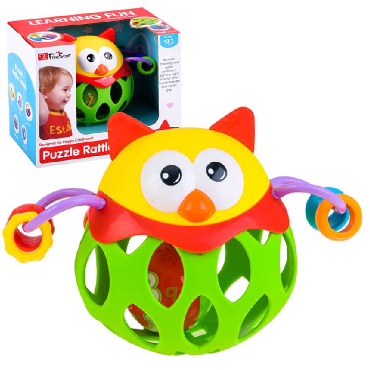 GENERICO - Juguete Sonajero Buho