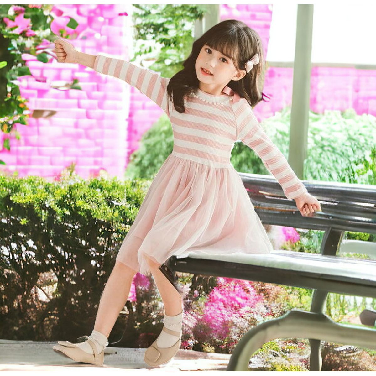 GENERICO - VESTIDO PARA NIÑA - MODELO CASUAL